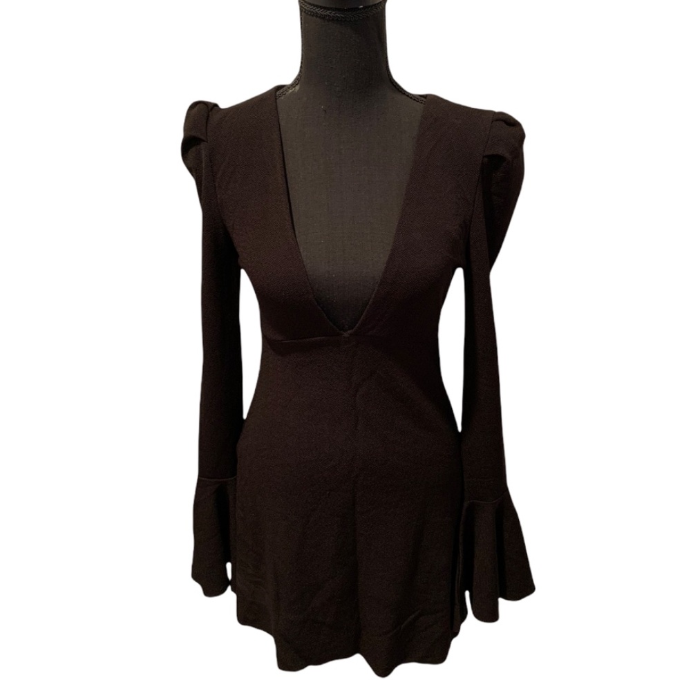 Free People Black Mini Dress